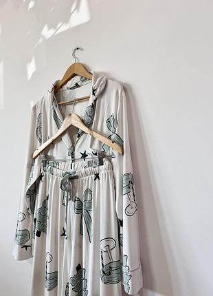 Піжамка костюм для дому з натуральної тканини  asos🌿