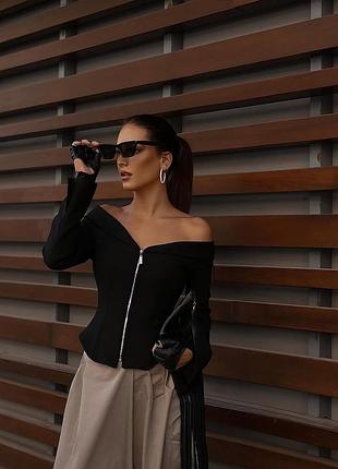 Черный жакет топ с открытыми плечами приталенный по фвнуре zara
🌞🌞🌞🌞🌞🌞🌞🌞🌞🌞🌞
