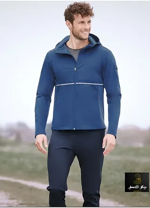 Вітровка чоловіча grane спортивна синя l / xl