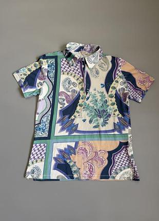 Винтажная футболка etro milano size m missoni roberto cavalli marni
