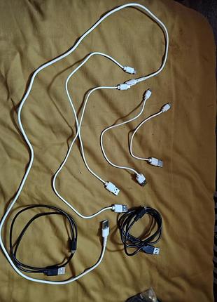 Кабели microusb разной длины