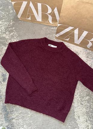 Светр, джемпер  zara s з альпаки