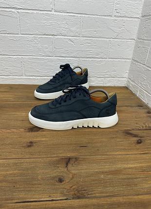 Чоловічі кросівки кеди timberland original 41.5 шкіряні сині