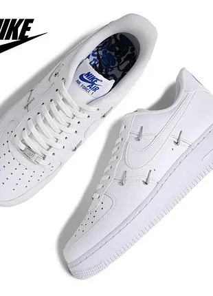 Оригінал! білі шкіряні кросівки nike air force 1 lx white ct1990-100