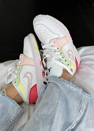 Кросівки жіночі air jordan retro 1 | low “ember glow” premium
