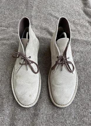 Замшеві черевики clarks 3