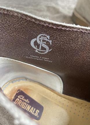Замшеві черевики clarks 10