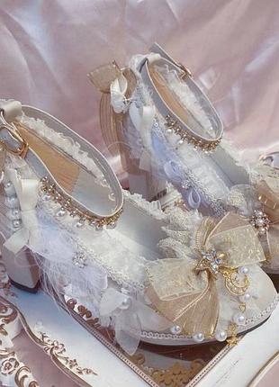 Туфлі лоліта / sweet lolita / coquette heels
