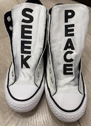 Кеди унісекс converse seek peace 3