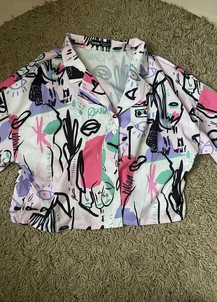 Сорочка  укорочена shein
