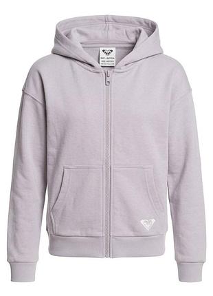 Дитяча толстовка для дівчинки двунитка roxy  aw25jbld502 128 см (7-8 років) сіра