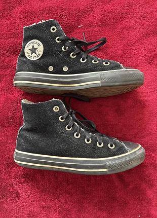 Жіночі утеплені кеди converse