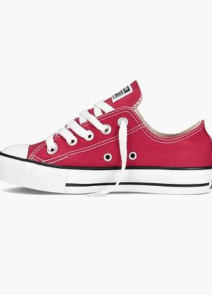 Кеди унісекс converse низькі червоні