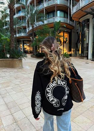 Худі жіноче chrome hearts люкс  на блискавці, s, m