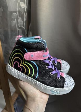 Снікерси демі skechers heart step 33,5р устілка 22см