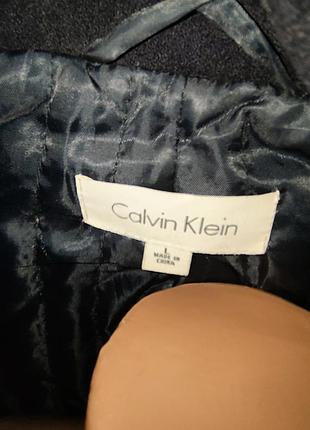 Классическое черное пальто calvin klein 4