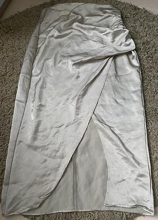 Шовкова спідниця zara