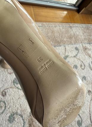 Туфлі жіночі miu miu 5