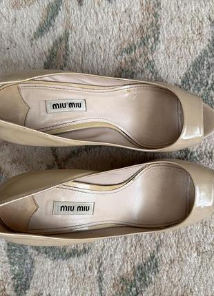 Туфлі жіночі miu miu 2