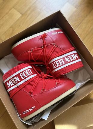 Moon boot, red, 35/38, мун бути
