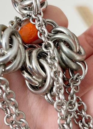 Довге вінтажне кольє 6