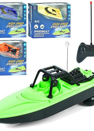 Радіокерований катер speedboat 26 см швидкісний водний човен для дітей 6+