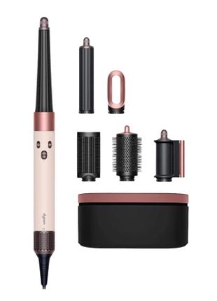 Мультистайлер, стайлер dyson airwrap i.d. hs08 в кейсе, straight&wavy ceramic pink/rose gold