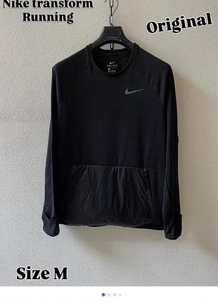 Оригінальний чоловічій лонгслів для бігу nike sphere transform running top розмір m