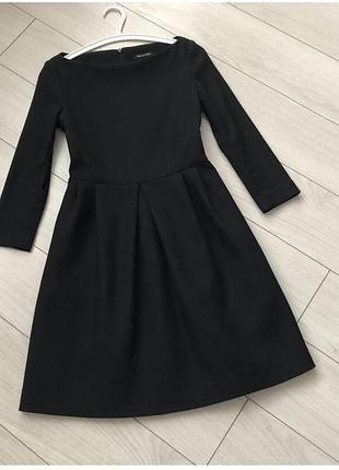 Коротка жіноча сукня massimo dutti чорна
