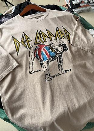 Брендова футболка def leppard оригінал