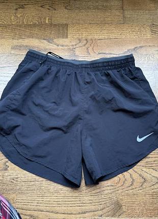 Шорти чоловічі nike running dri-fit чорні розмір м