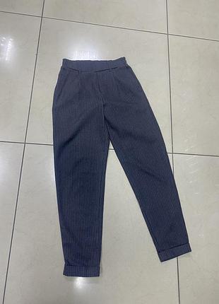 Брюки в полоску bershka xs 4