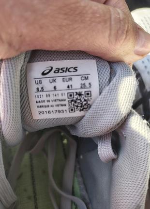 Кросівки чоловічі asics сірі 3