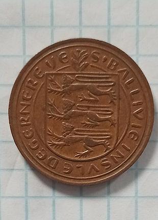 Гернсі 2 пенси 1971 рік 2