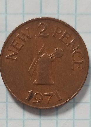 Гернсі 2 пенси 1971 рік