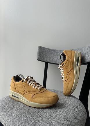 Чоловічі осінні шкіряні кросівки кеди взуття nike air max