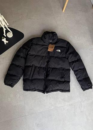 Двухсторонняя куртка the north face black флис