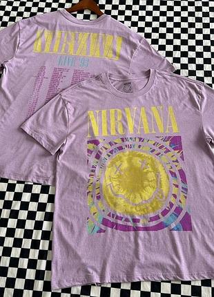 Брендовая футболка nirvana оригинал