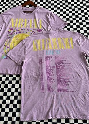 Брендовая футболка nirvana оригинал 2