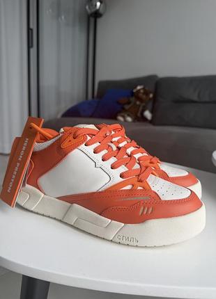 Кеди heron preston low key orange / white