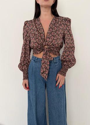 Прикольная блуза zara