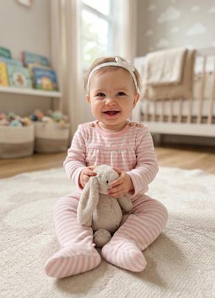 Велюровый человечек ralph lauren, 6-9мес