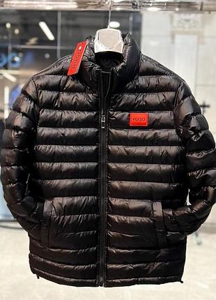 Мужская куртка демезон hugo boss black
