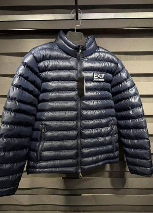 Мужская куртка демежутсезон armani ea7 blue
