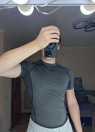 Спортивна кофта чоловіча under armour сіра l