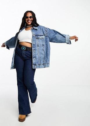 Джинсова куртка оверсайз asos design curve 3