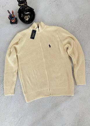 Кардиган-світр polo ralph lauren white cream