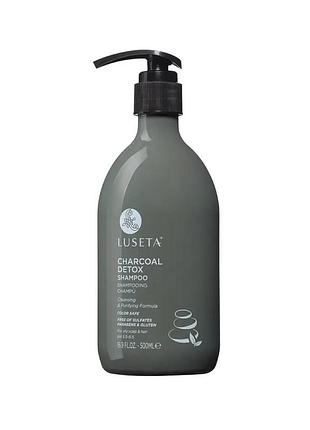 Шампунь - детокс luseta beauty charcoal detox shampoo, 500 мл