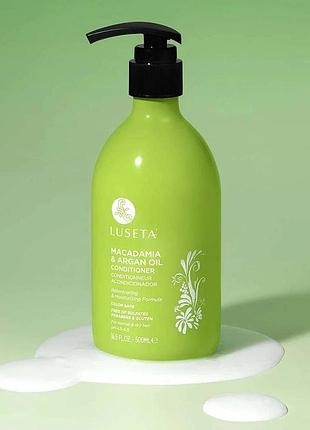 Увлажняющий кондиционер для волос luseta beauty macadamia & argan oil 500 мл