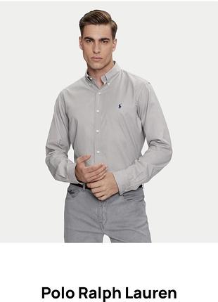Polo ralph lauren чоловіча сорочка, брендова сорочка, рубашка